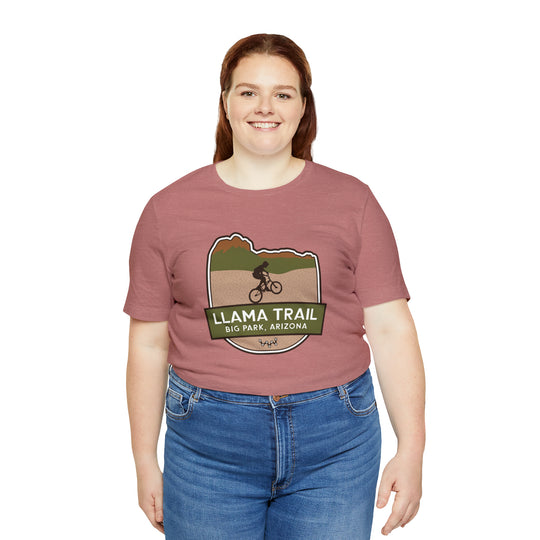 Llama Trail - Big Park, Arizona Unisex T-Shirt