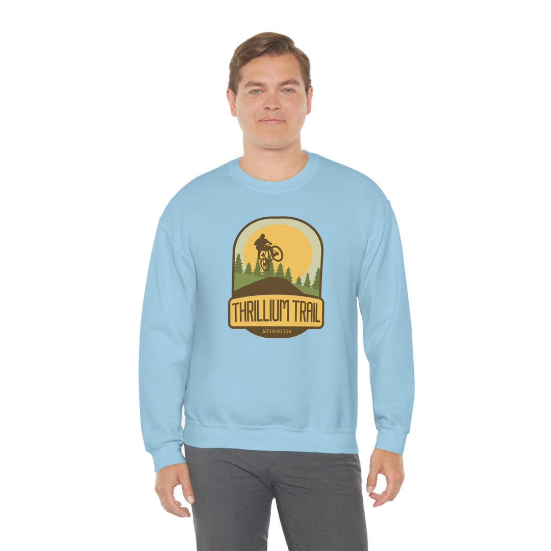 Thrillium Trail - Washington Unisex Heavy Blend Crewneck Sweatshirt