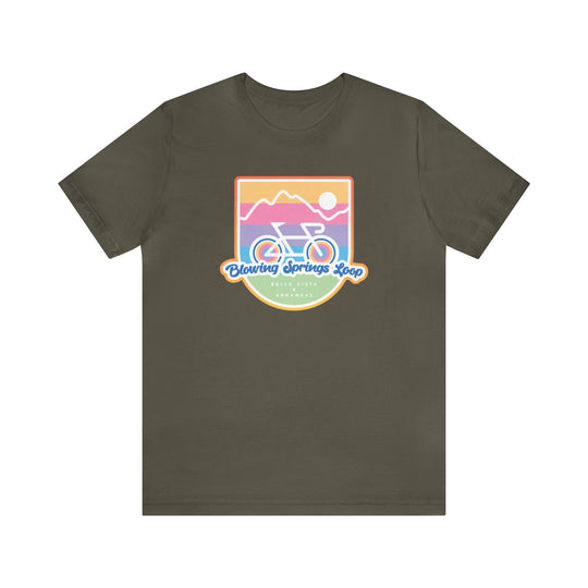 Blowing Springs Loop - Bella Vista, Arkansas Unisex Jersey Short Sleeve Tee - Gift for hikers