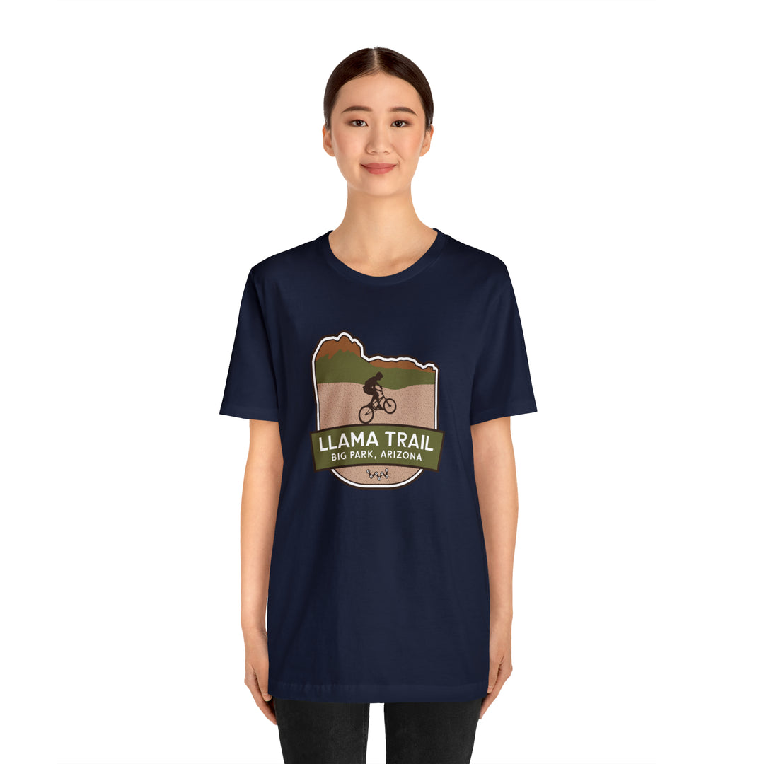 Llama Trail - Big Park, Arizona Unisex T-Shirt