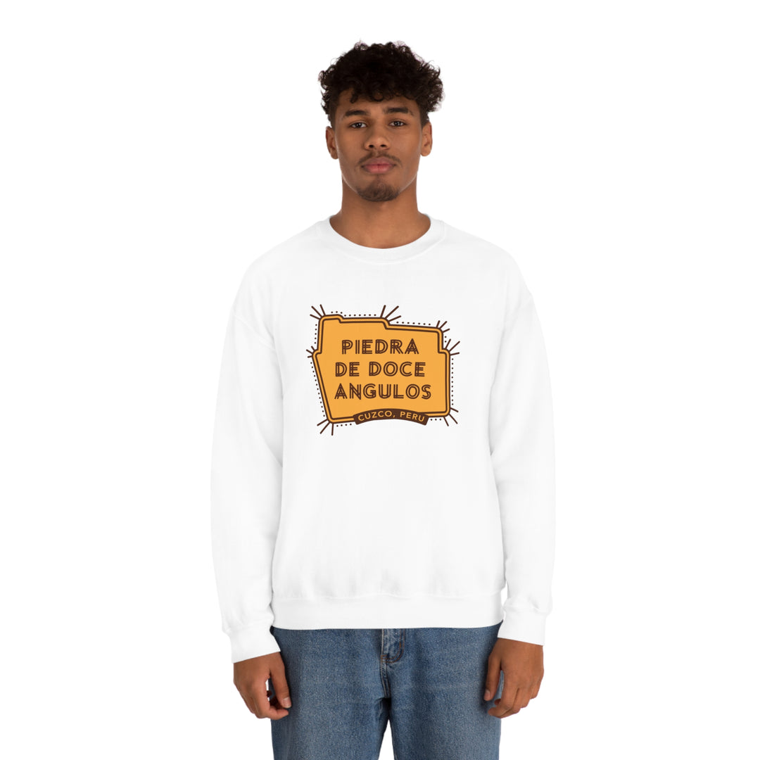 Piedra de doce angulos - Cuzco, Peru Unisex Heavy Blend Crewneck Sweatshirt