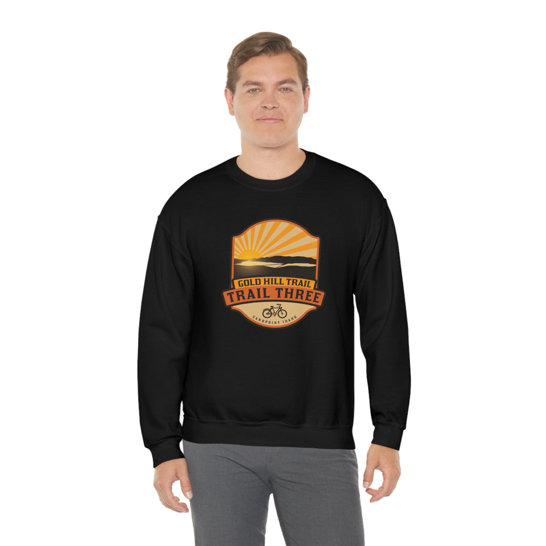 Gold Hill Trail (Trail 3) - Sandpoint, Idaho Unisex Heavy Blend Crewneck Sweatshirt