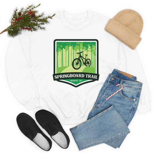 Springboard Trail - Monroe, Oregon Unisex Heavy Blend Crewneck Sweatshirt