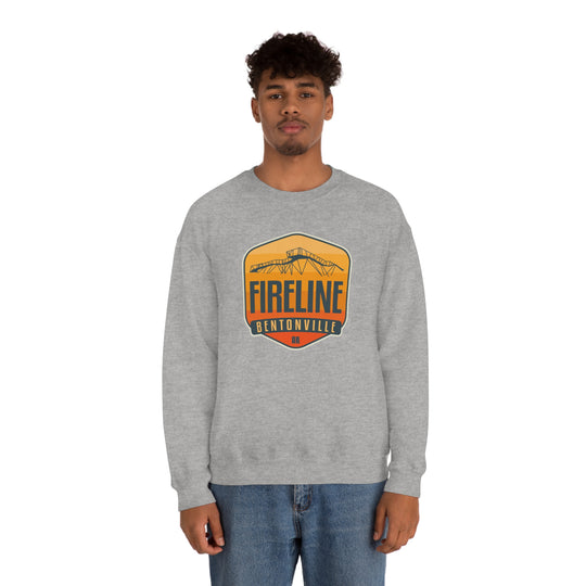 Fireline - Bentonville, Arkansas Unisex Heavy Blend Crewneck Sweatshirt