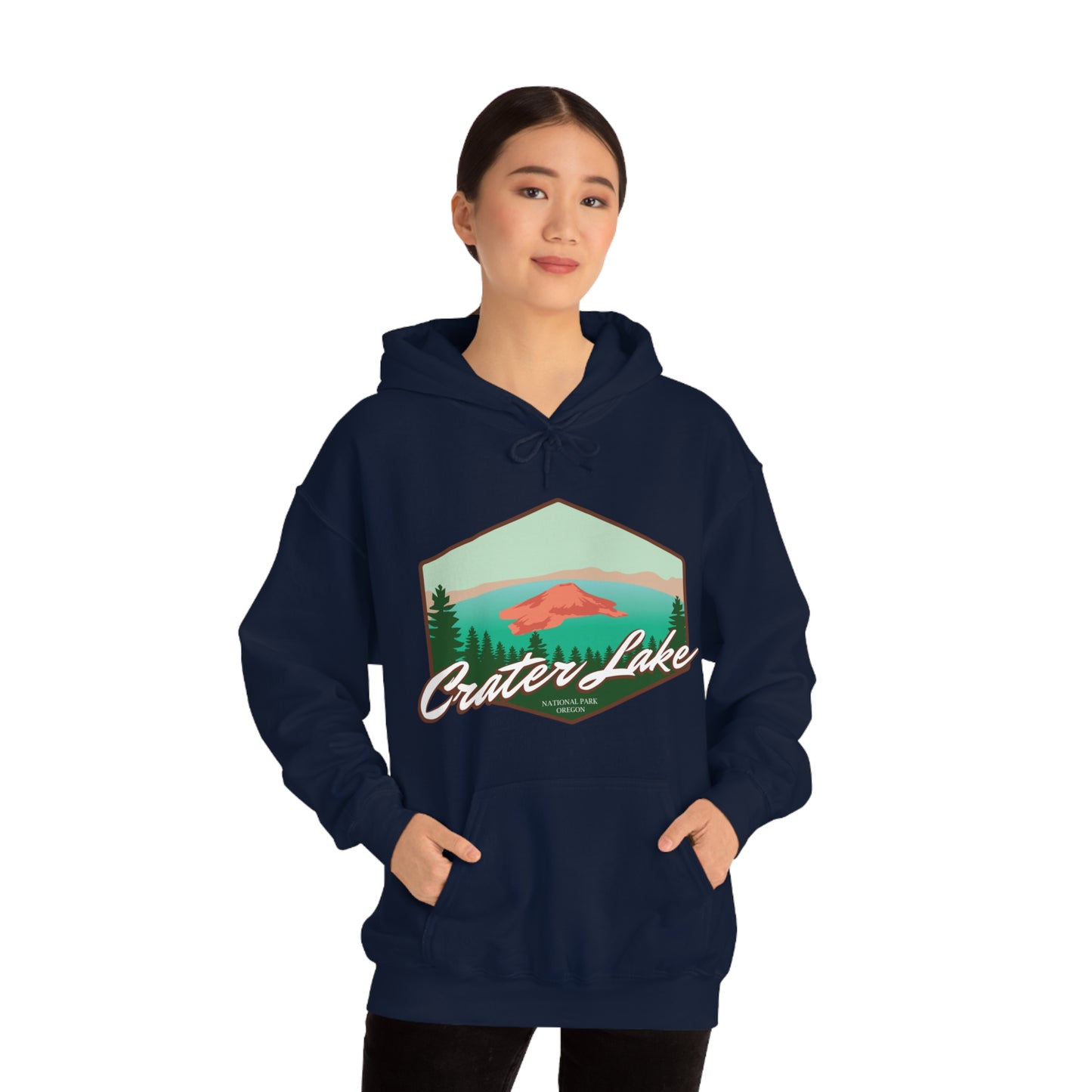 Crater Lake National Park Unisex Heavy Blend Hoodie Sweatshirt Oregon hiker gift