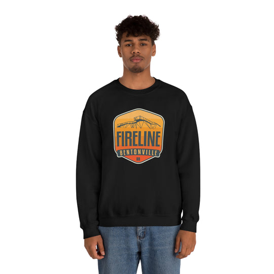 Fireline - Bentonville, Arkansas Unisex Heavy Blend Crewneck Sweatshirt