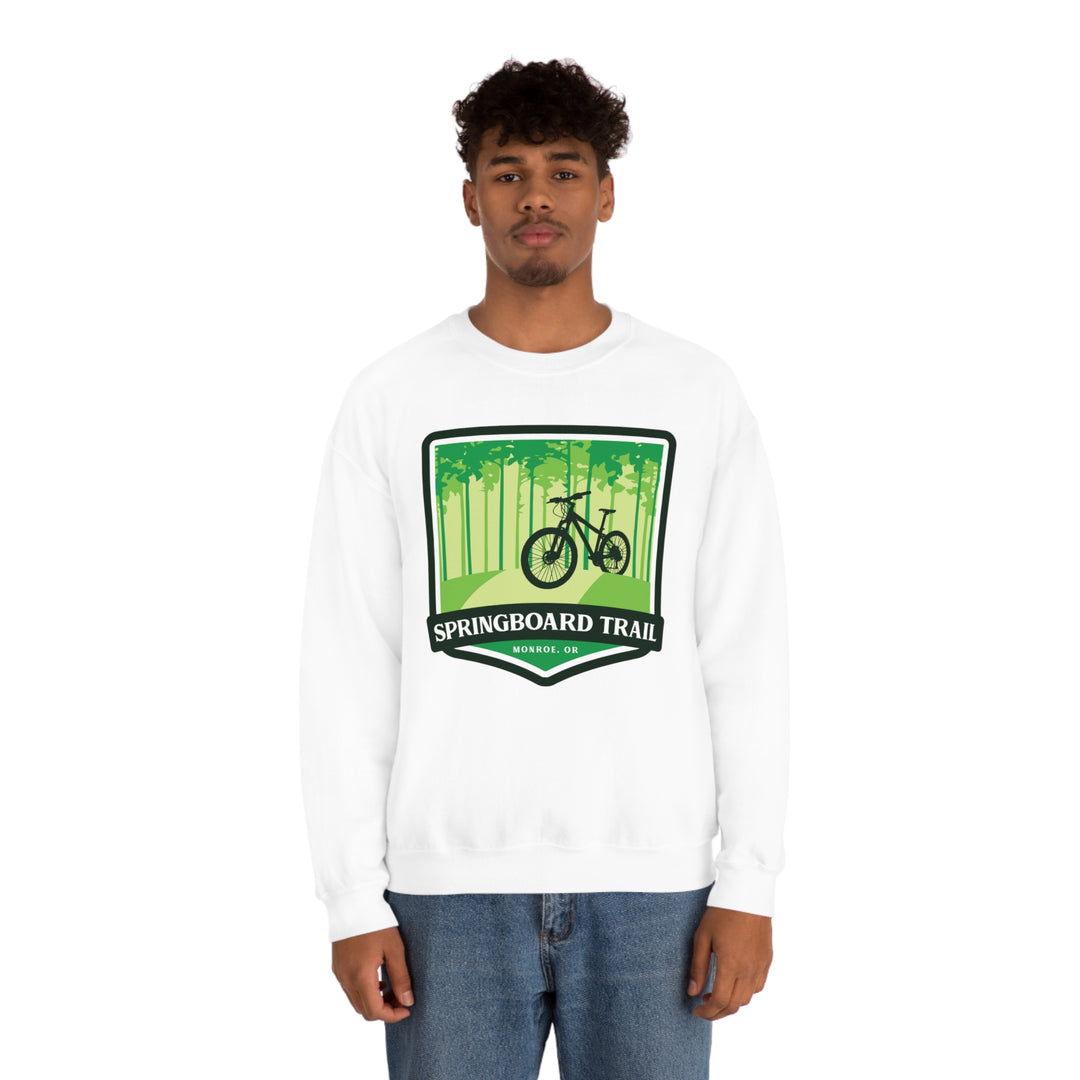 Springboard Trail - Monroe, Oregon Unisex Heavy Blend Crewneck Sweatshirt