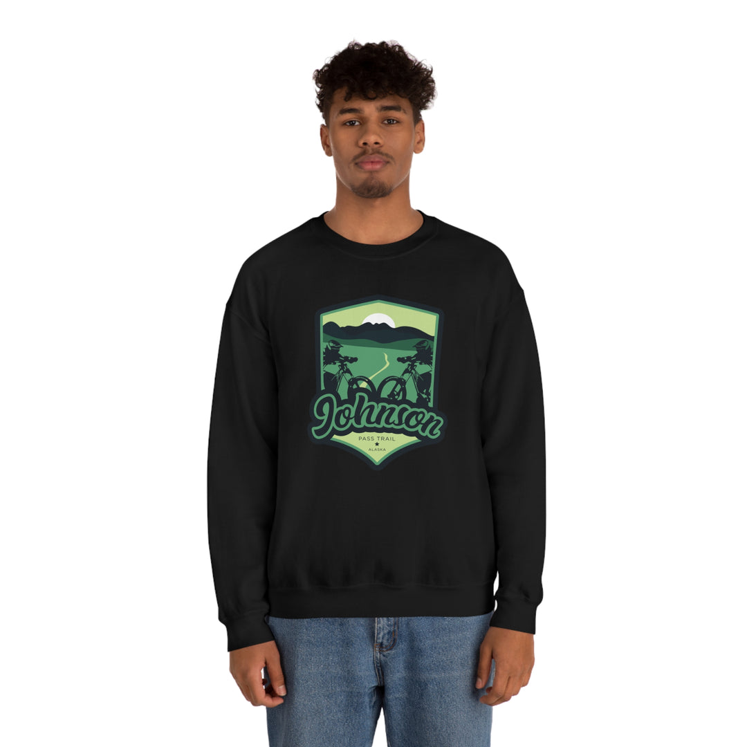 Johnson Pass Trail - Alaska Unisex Heavy Blend Crewneck Sweatshirt