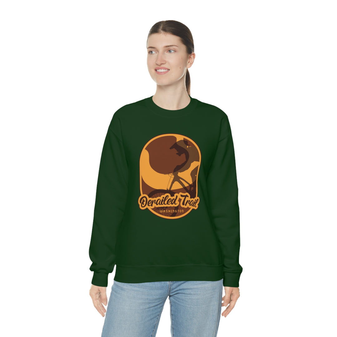 Derailed Trail - Washington Unisex Heavy Blend Crewneck Sweatshirt