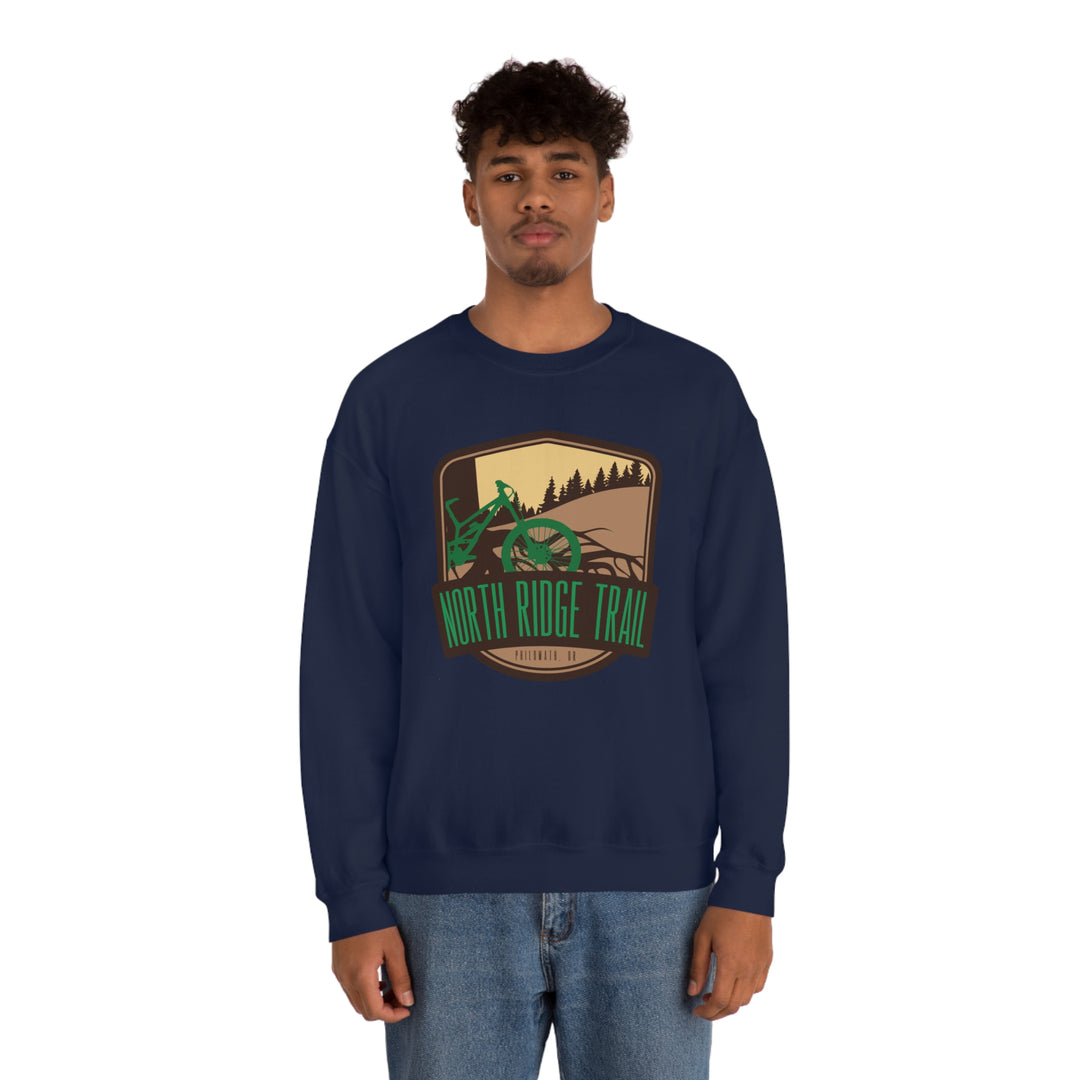 North Ridge Trail - Philomath, Oregon Unisex Heavy Blend Crewneck Sweatshirt