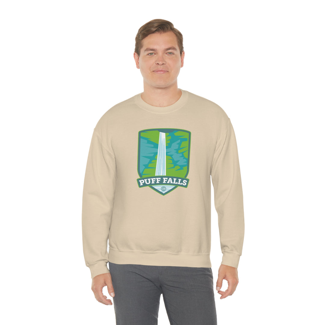 Puff Falls - Oregon Unisex Heavy Blend Crewneck Sweatshirt