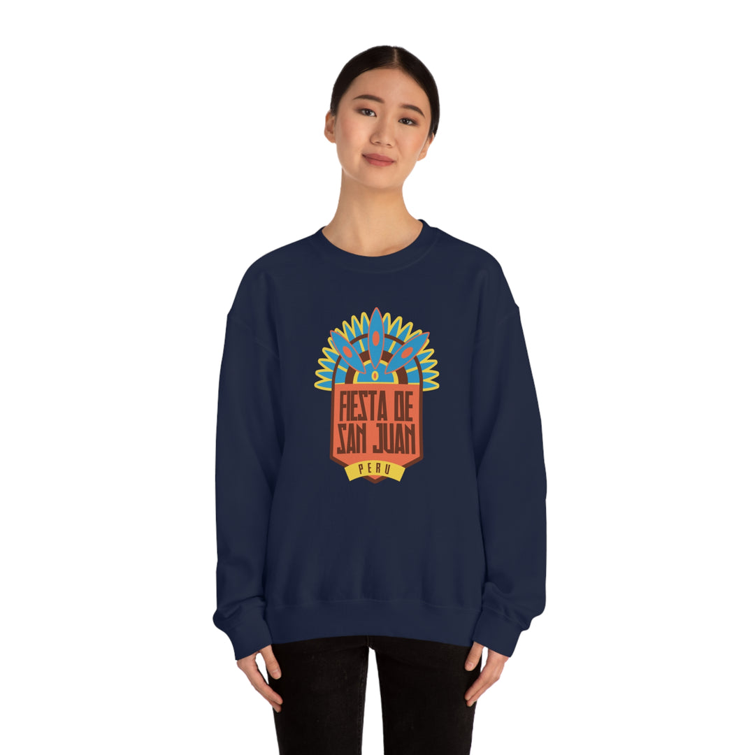 Fiesta de San Juan - Peru Unisex Heavy Blend Crewneck Sweatshirt