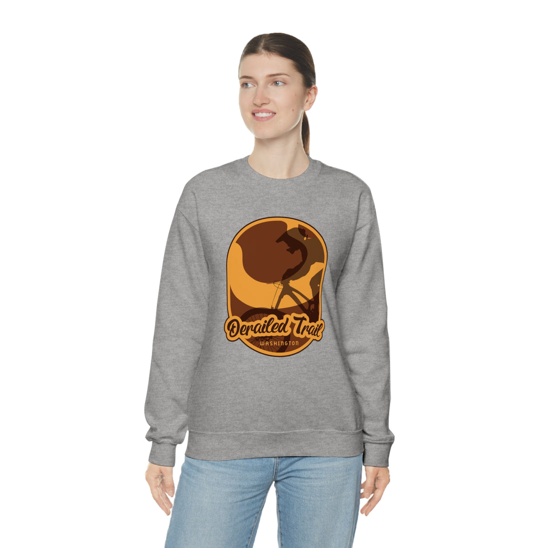 Derailed Trail - Washington Unisex Heavy Blend Crewneck Sweatshirt