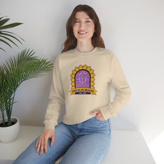 Senor de los Milagros - Lima, Peru Unisex Heavy Blend Crewneck Sweatshirt