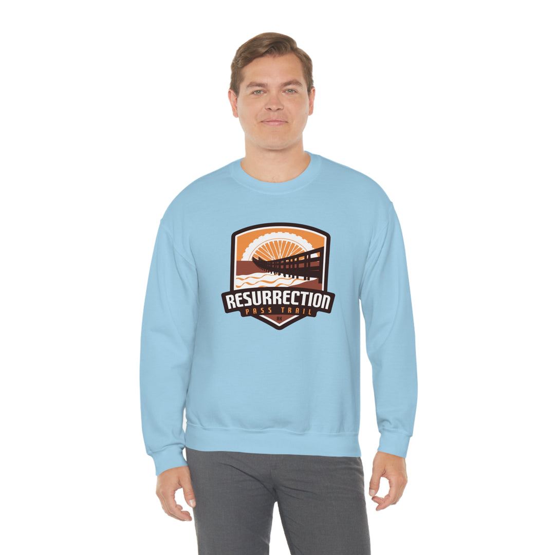 Resurrection Pass Trail - Alaska Unisex Heavy Blend Crewneck Sweatshirt