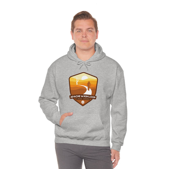 Apache Wash Loop - Cave Creek, Arizona Hooded Sweatshirt