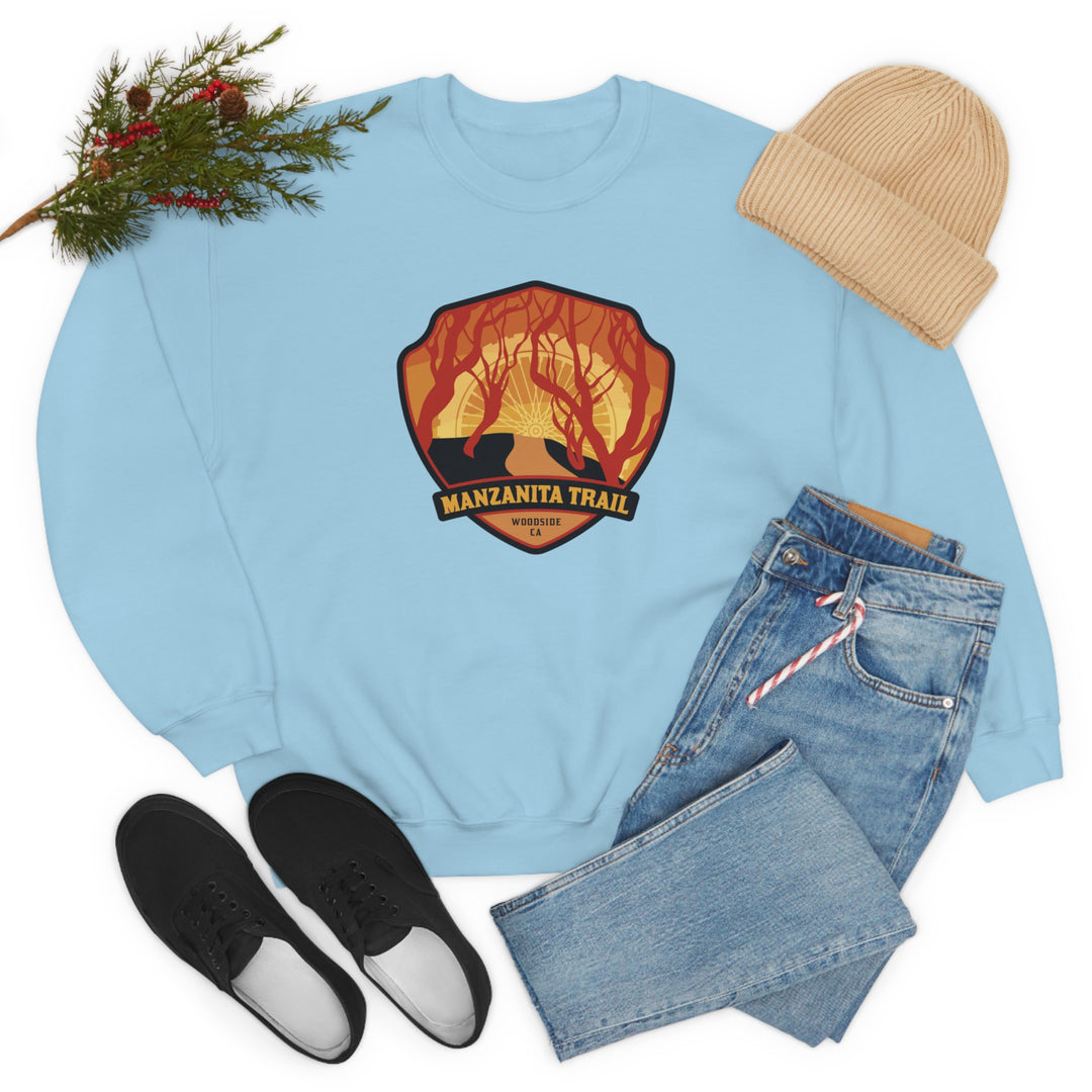 Manzanita Trail - Woodside, California Unisex Heavy Blend Crewneck Sweatshirt