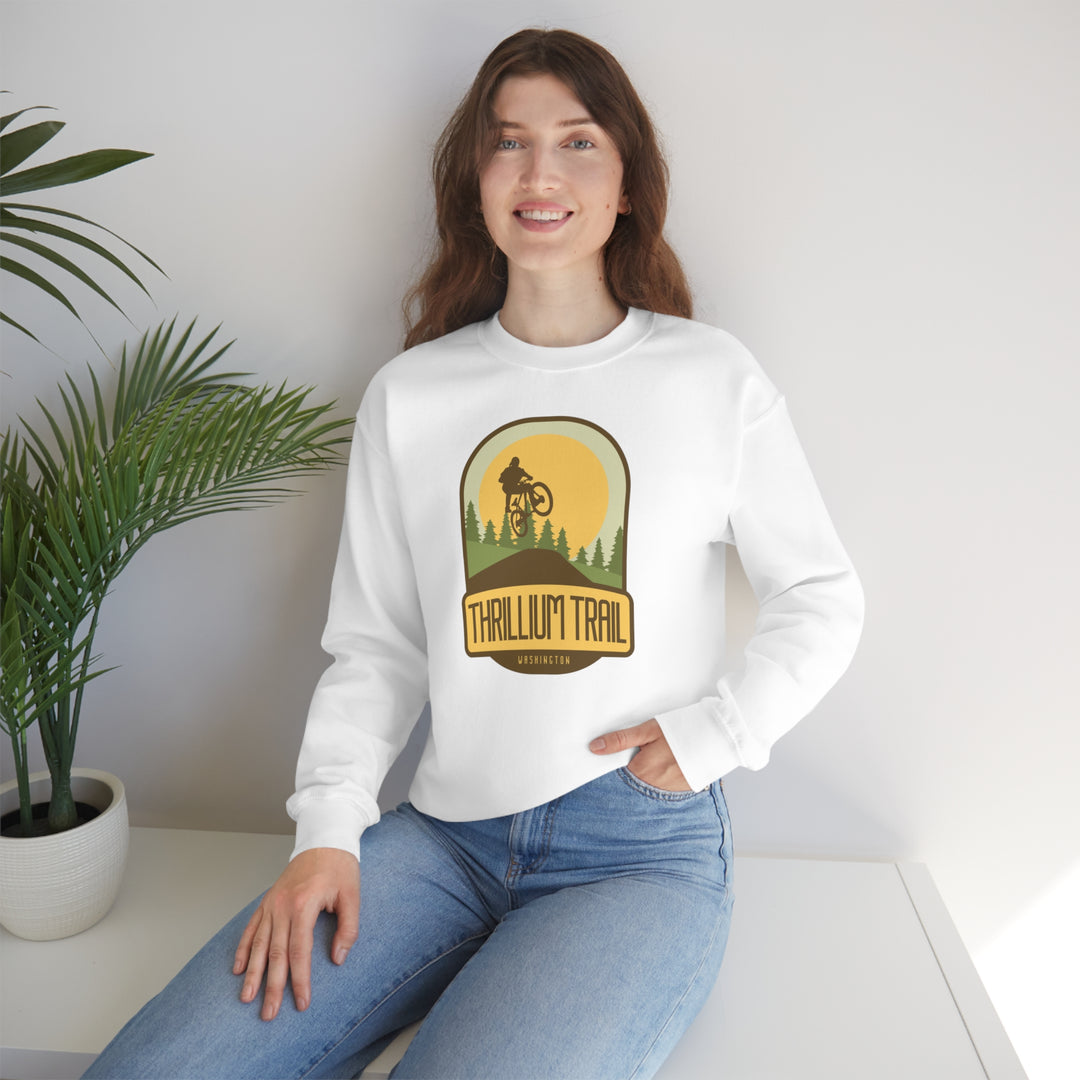 Thrillium Trail - Washington Unisex Heavy Blend Crewneck Sweatshirt