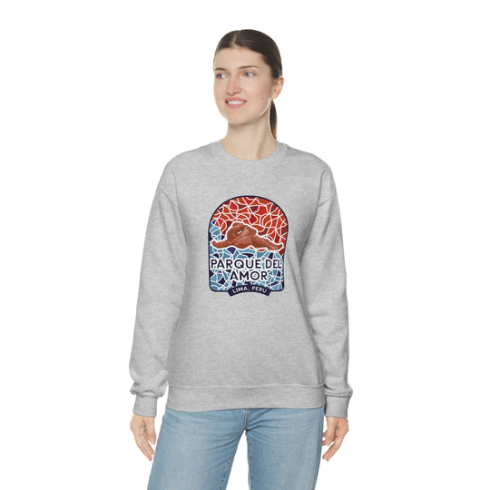 Parque del Amor - Lima, Peru Unisex Heavy Blend Crewneck Sweatshirt