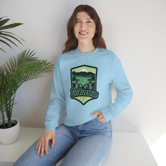 Johnson Pass Trail - Alaska Unisex Heavy Blend Crewneck Sweatshirt