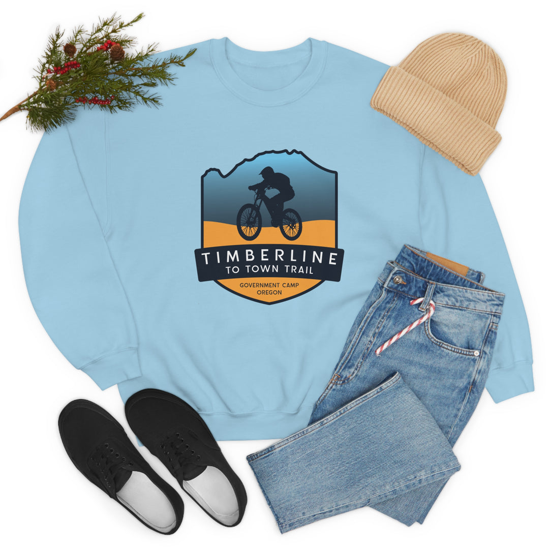 Timberline to Town Trail - Government Camp, Oregon Unisex Heavy Blend Crewneck Sweatshirt