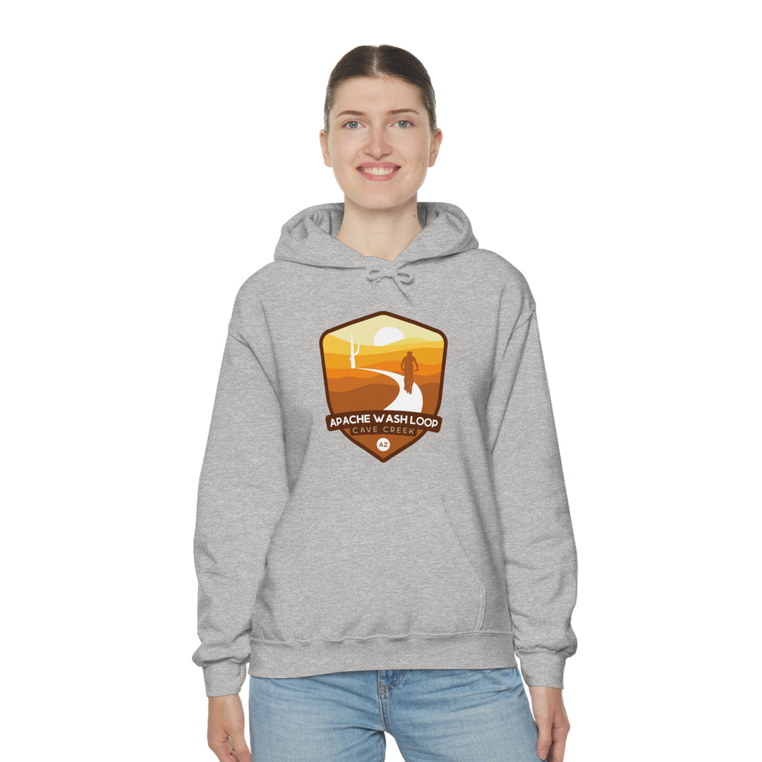 Apache Wash Loop - Cave Creek, Arizona Hooded Sweatshirt