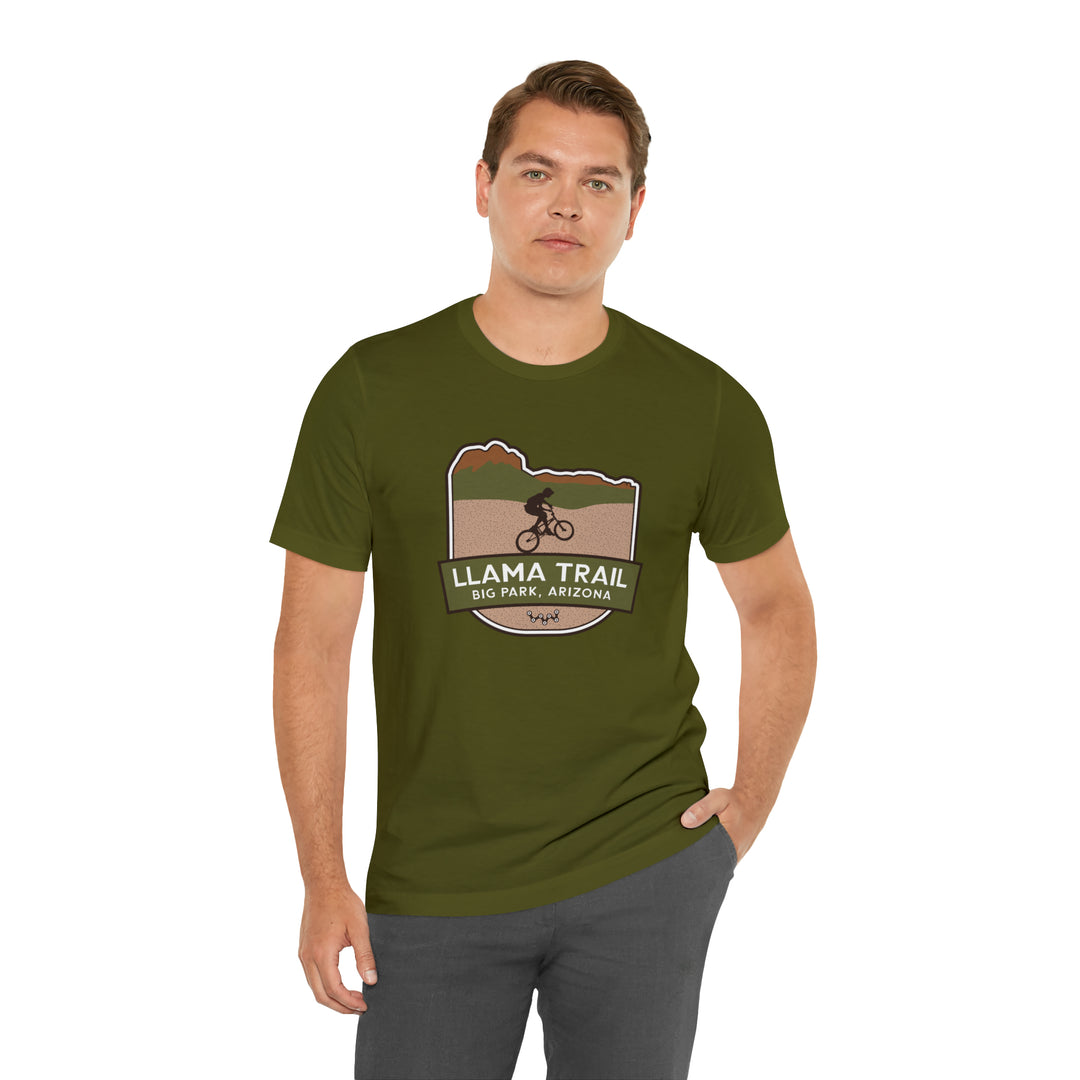 Llama Trail - Big Park, Arizona Unisex T-Shirt