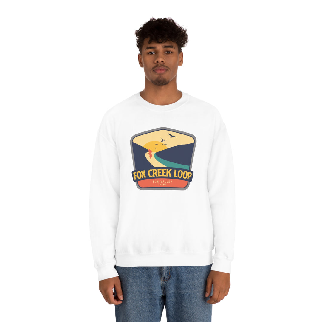 Fox Creek Loop - Sun Valley, Idaho Unisex Heavy Blend Crewneck Sweatshirt