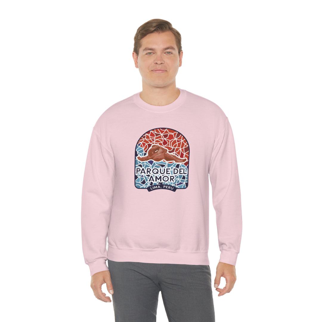 Parque del Amor - Lima, Peru Unisex Heavy Blend Crewneck Sweatshirt