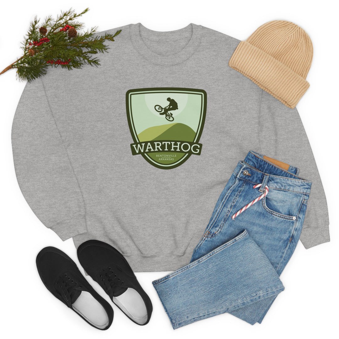 Warthog - Bentonville, Arkansas Unisex Heavy Blend Crewneck Sweatshirt