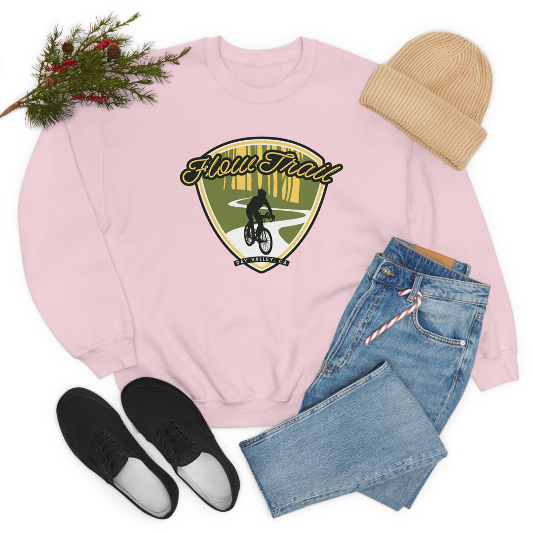 Flow Trail - Day Valley, CA Unisex Heavy Blend Crewneck Sweatshirt