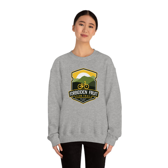 Forbidden Fruit Flow Trail - Sun Valley, Idaho Unisex Heavy Blend Crewneck Sweatshirt