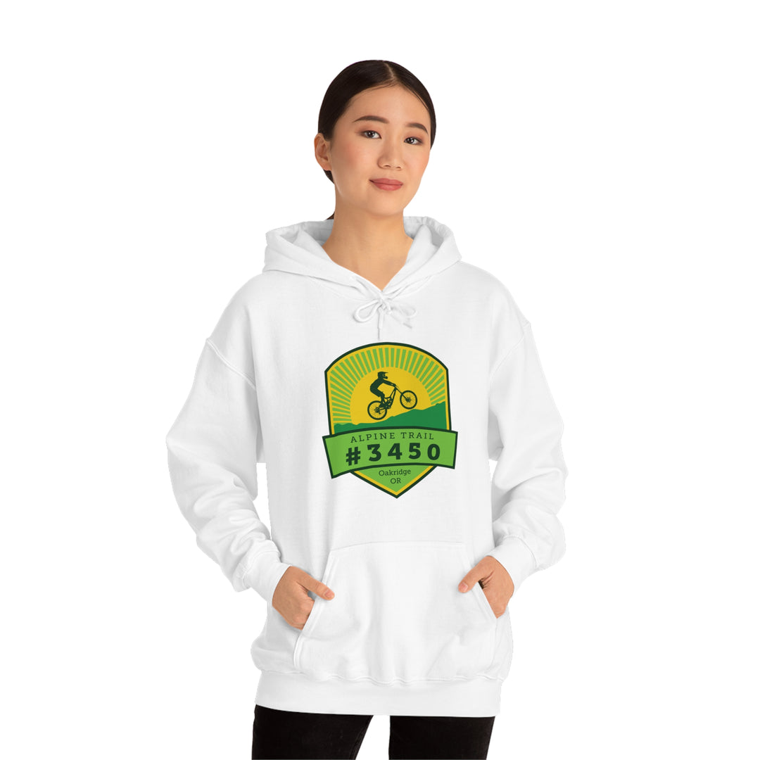 Alpine Trail #3450 - Oakridge, Oregon Unisex Heavy Blend Hooded Sweatshirt