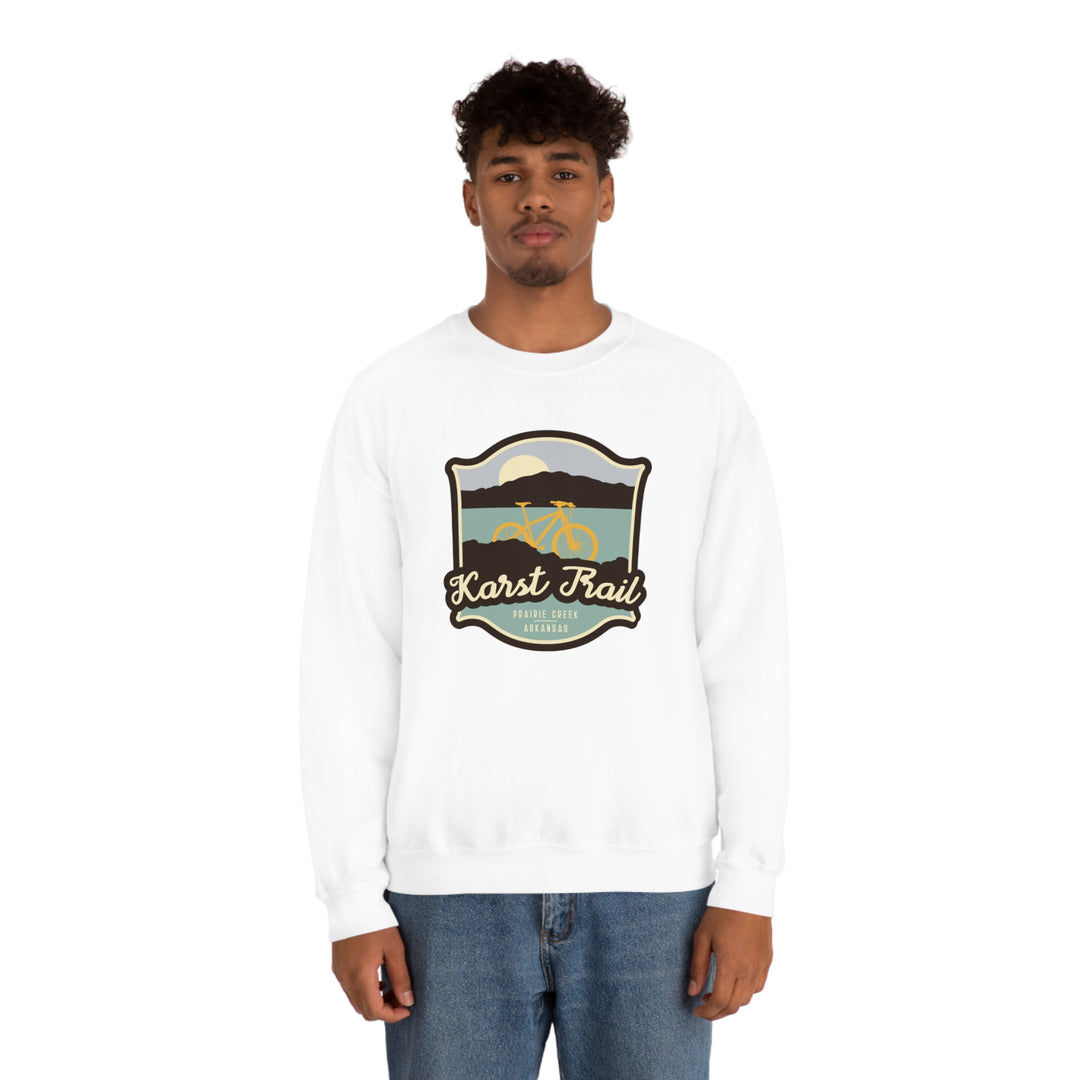 Karst Trail - Prairie Creek, Arkansas Unisex Heavy Blend Crewneck Sweatshirt