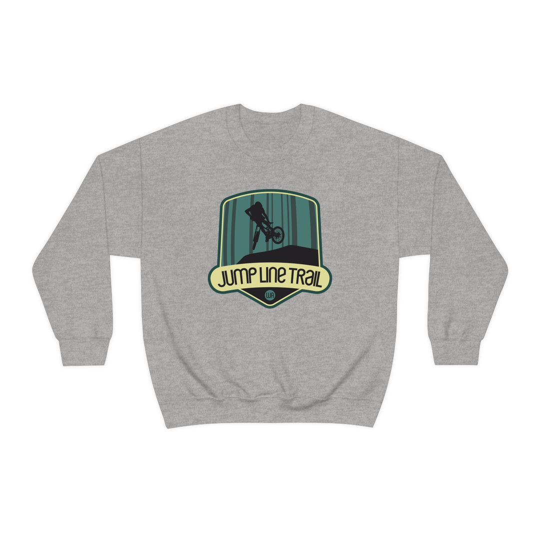 Jump Line Trail - Washington Unisex Heavy Blend Crewneck Sweatshirt