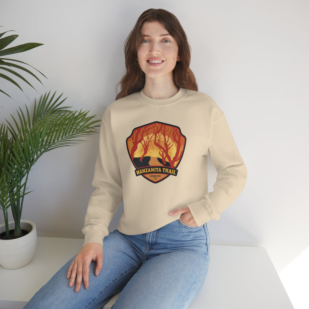 Manzanita Trail - Woodside, California Unisex Heavy Blend Crewneck Sweatshirt