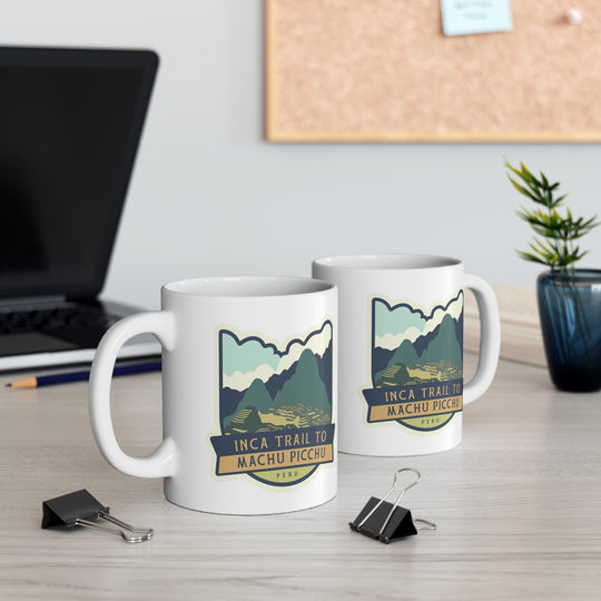 Inca Trail to Machu Picchu - Peru hiker gift Mug 11oz