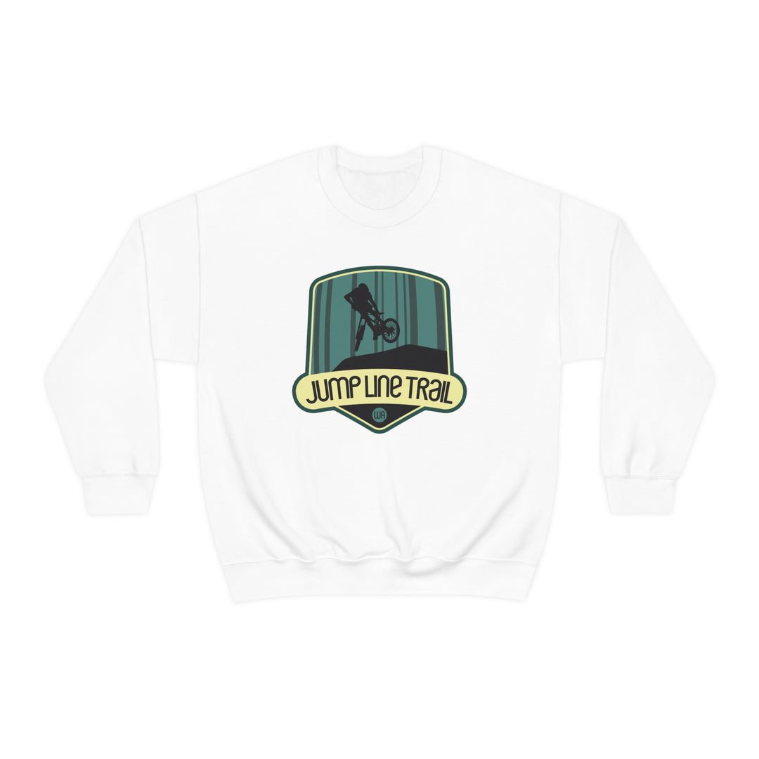 Jump Line Trail - Washington Unisex Heavy Blend Crewneck Sweatshirt