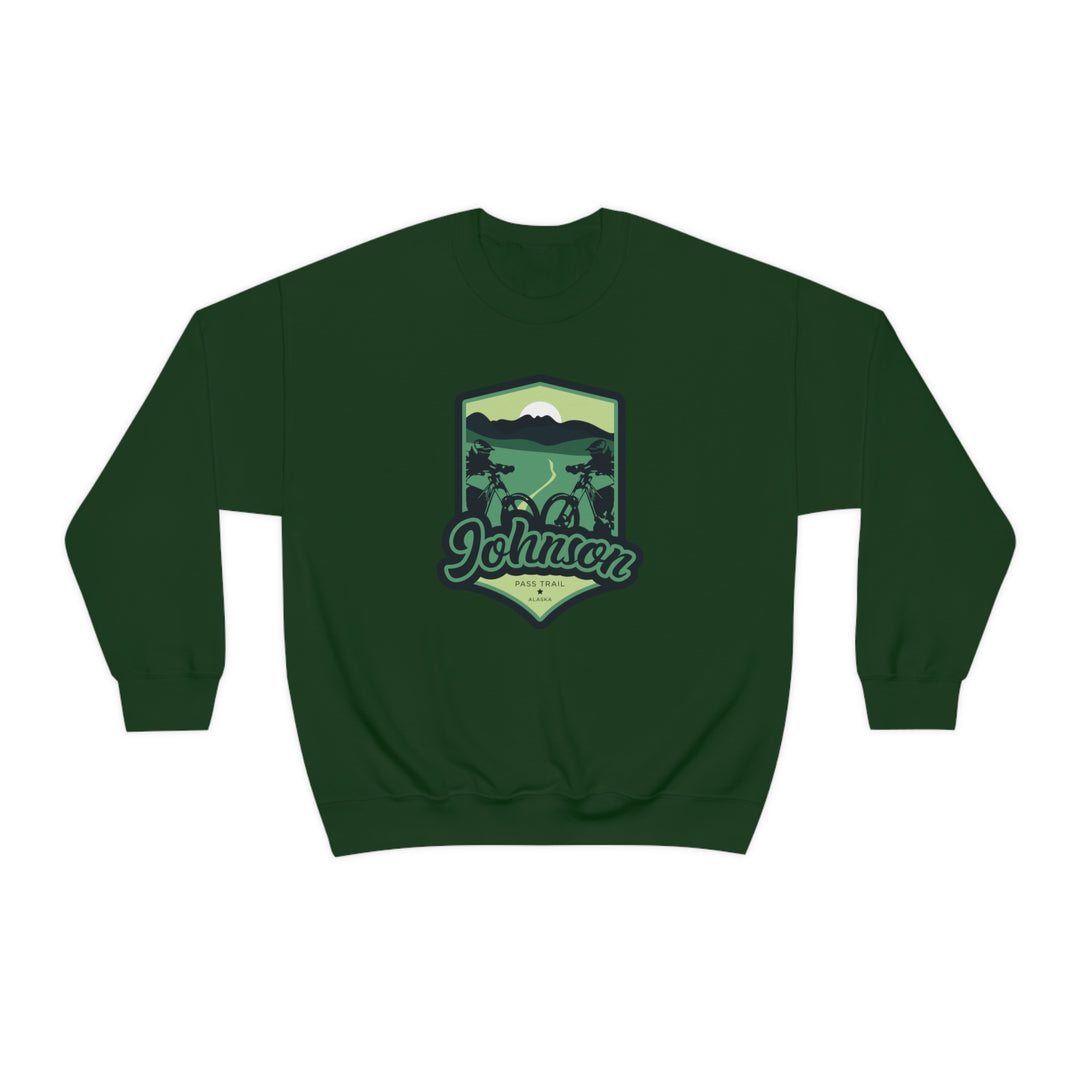 Johnson Pass Trail - Alaska Unisex Heavy Blend Crewneck Sweatshirt