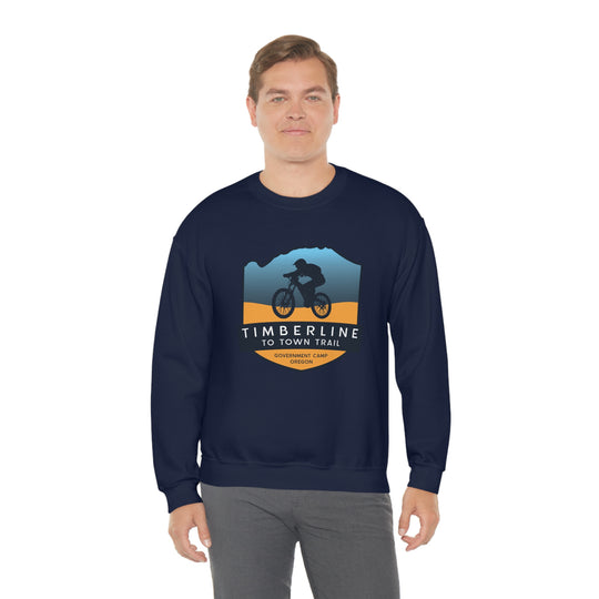 Timberline to Town Trail - Government Camp, Oregon Unisex Heavy Blend Crewneck Sweatshirt