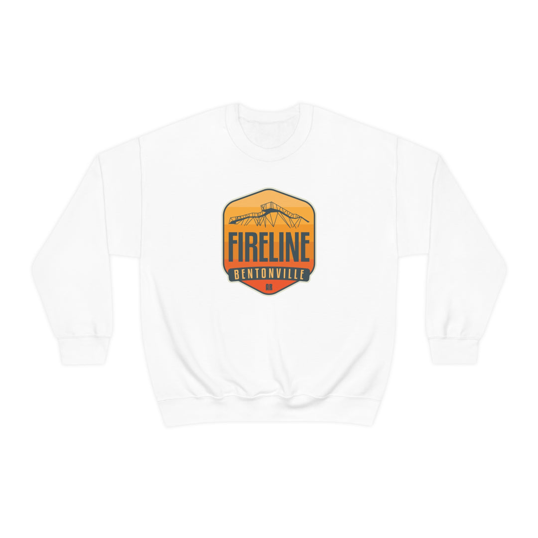 Fireline - Bentonville, Arkansas Unisex Heavy Blend Crewneck Sweatshirt