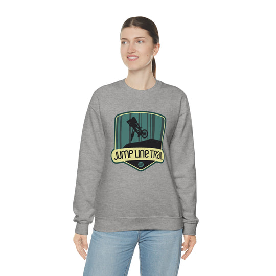 Jump Line Trail - Washington Unisex Heavy Blend Crewneck Sweatshirt