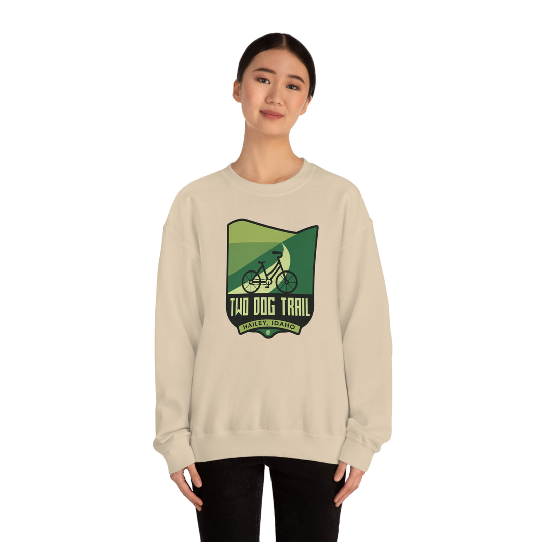 Two Dog Trail - Hailey, Idaho Unisex Heavy Blend Crewneck Sweatshirt