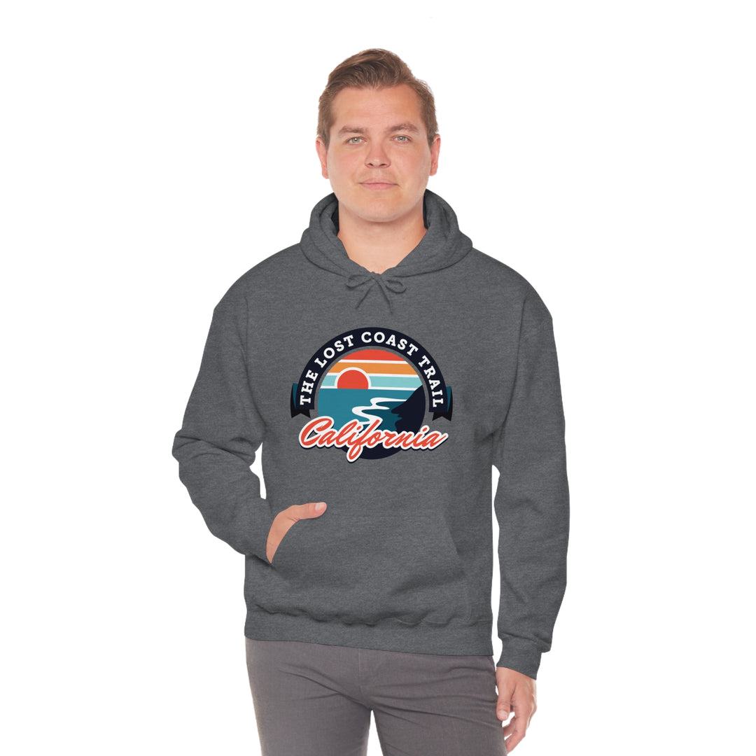 The Lost Coast Trail Unisex Heavy Blend Hoodie Sweatshirt - California, USA hiker gift