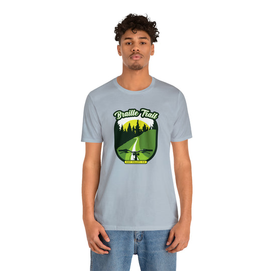 Braille Trail - Day Valley, CA Unisex Tee Shirt