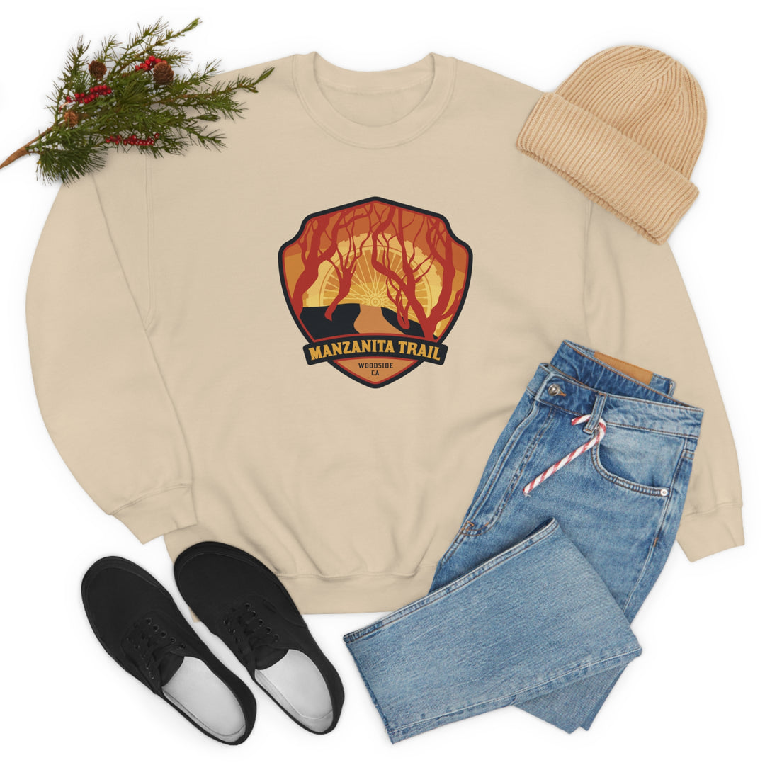 Manzanita Trail - Woodside, California Unisex Heavy Blend Crewneck Sweatshirt