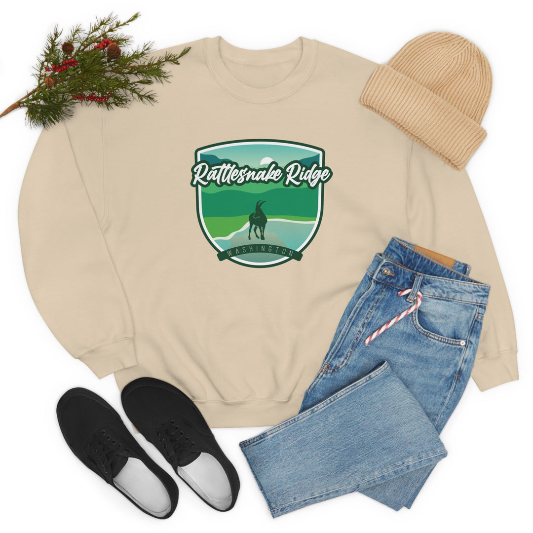 Rattlesnake Ridge - Washington Unisex Heavy Blend Crewneck Sweatshirt