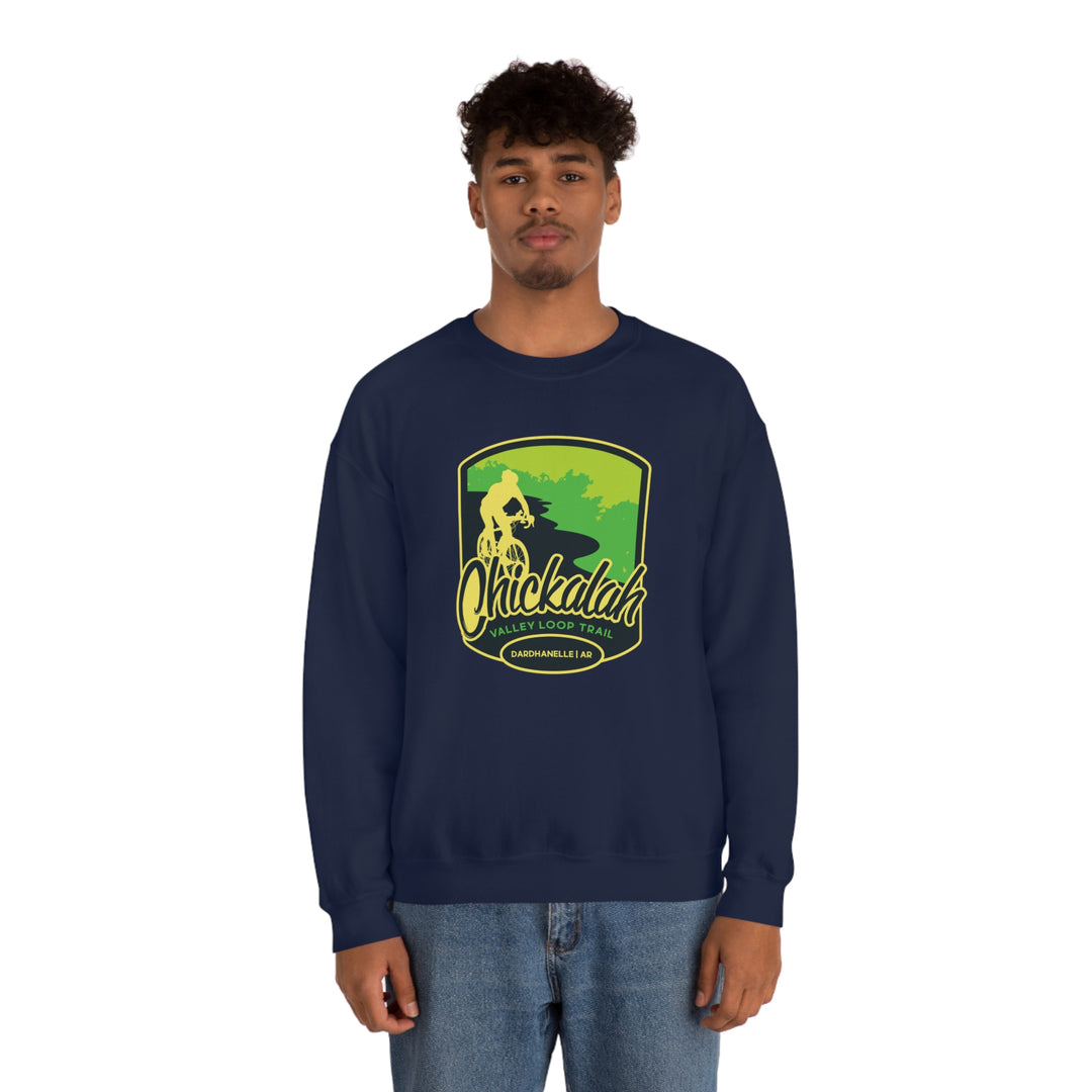 Chickalah Valley Loop Trail - Dardanelle, Arkansas Unisex Heavy Blend Crewneck Sweatshirt