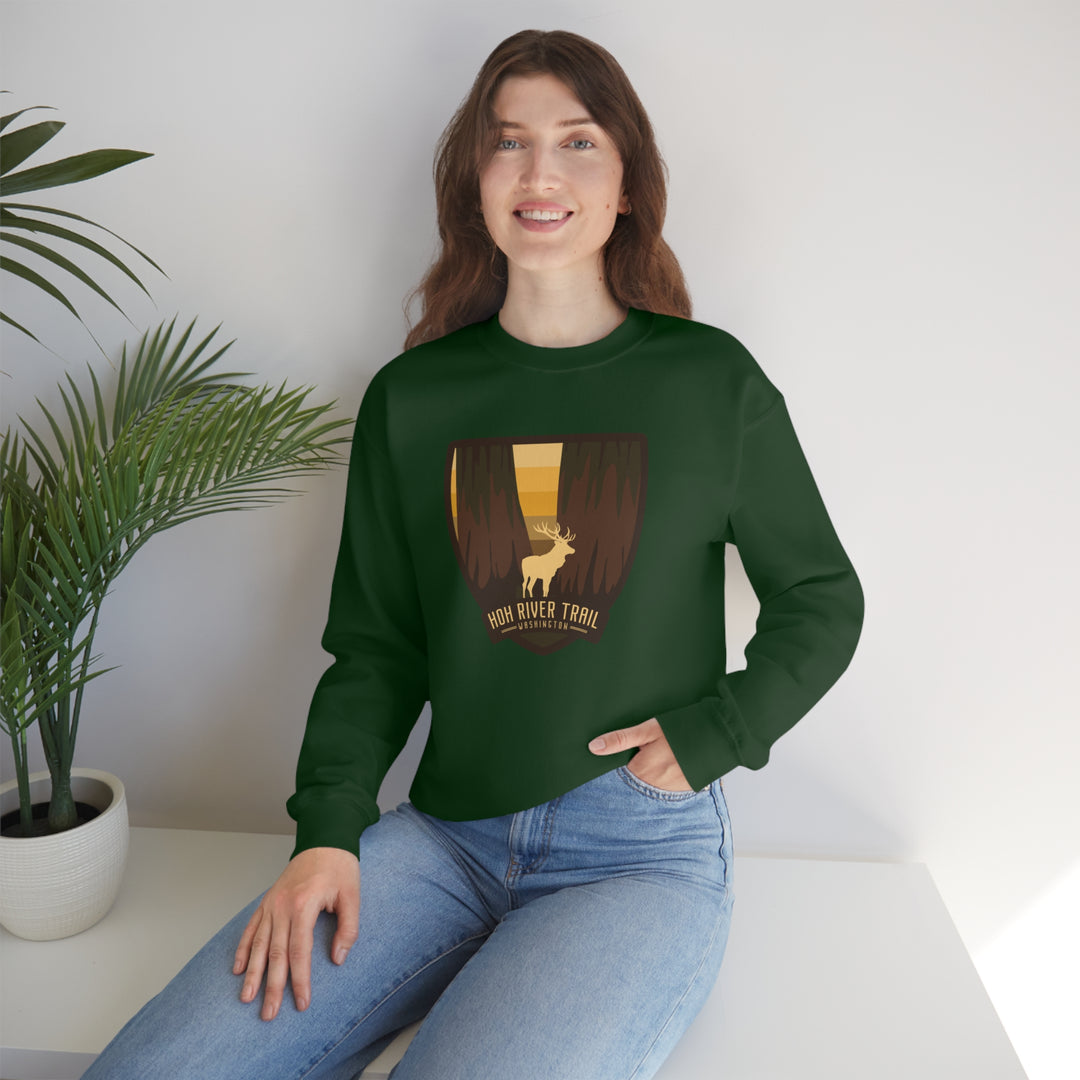 Hoh River Trail - Washington Unisex Heavy Blend Crewneck Sweatshirt