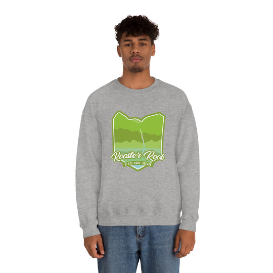 Rooster Rock State Park - Oregon Unisex Heavy Blend Crewneck Sweatshirt